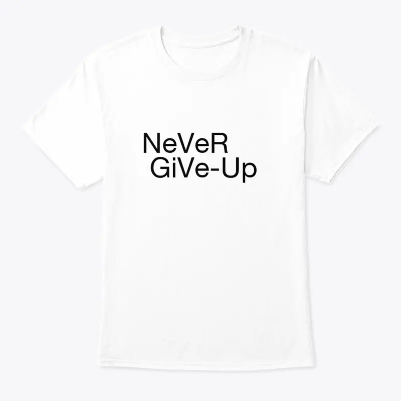 never give up